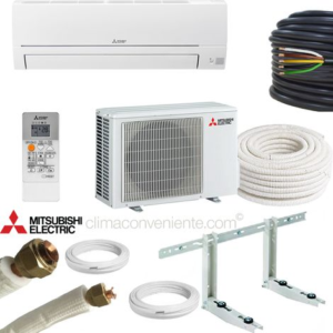 Climaconveniente – Climatiseur réversible mural split fixe 12000 BTU – Mono-split 3.5 kW MSZ-HR35VF MUZ-HR35VF – A++ – – Image 1