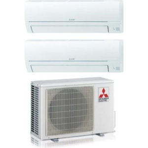 Climatiseur réversible Dual-Split MITSUBISHI MSZ-HR9000+12000 avec MXZ-2HA40VF R-32 Wi-Fi Optional 9+12 – Image 1