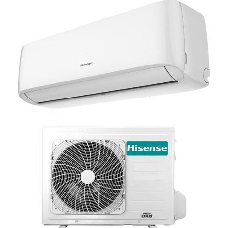 Hisense – Climatiseur réversible 9000 BTU – Wi-Fi intégré – Technologie DC Inverter – Efficacité A++ – Capacité 2,6 kW – Silencieux 19 dB(A)