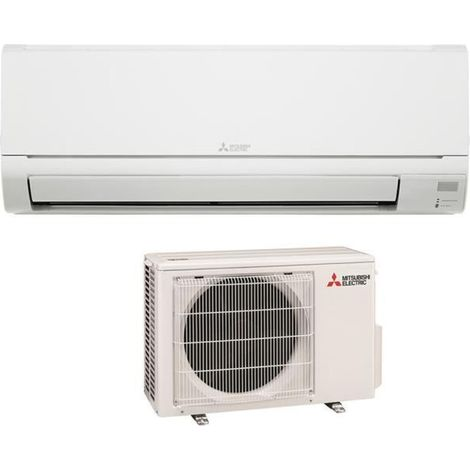 Mitsubishi Electric – Climatiseur réversible 12000 Btu – Inverter R32 – A++/A+ – Minuterie 12h – Wi-Fi en option – Purification de l'air