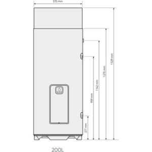 ATLANTIC - Chauffe-eau thermodynamique - Égéo vertical 200L – Image 4