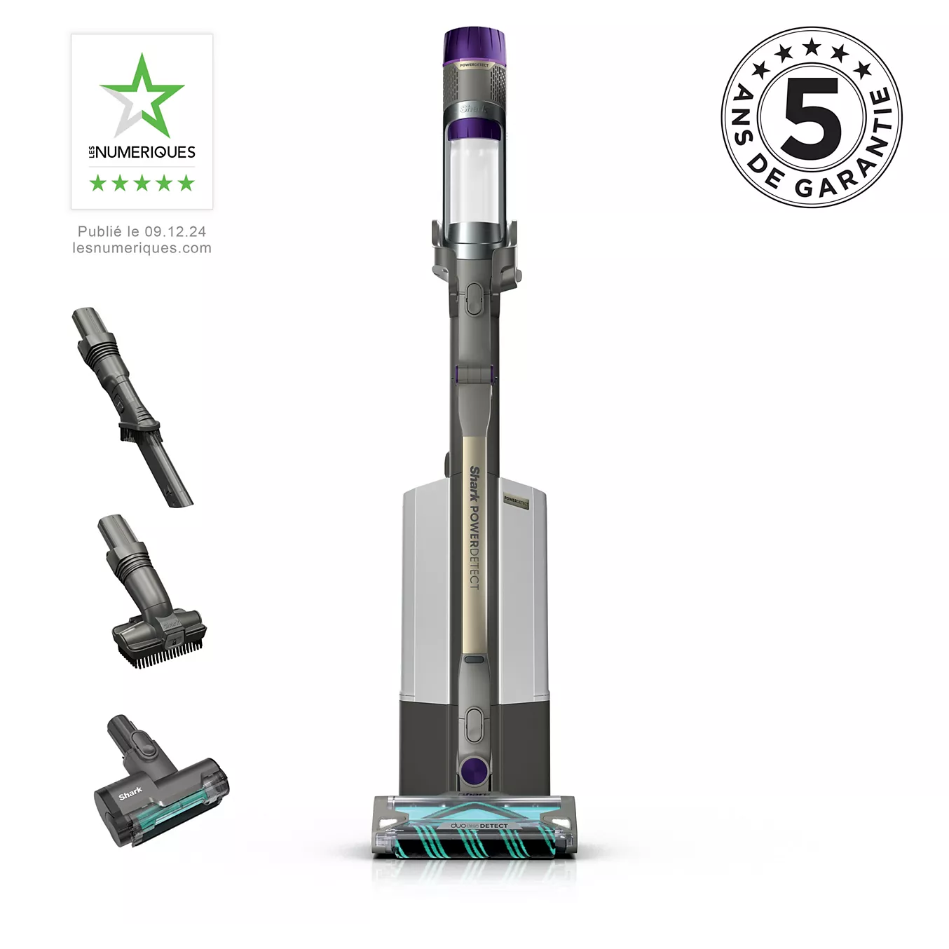 Aspirateur balai SHARK PowerDetect avec base de vidage automatique IP3251EUT – Image 1
