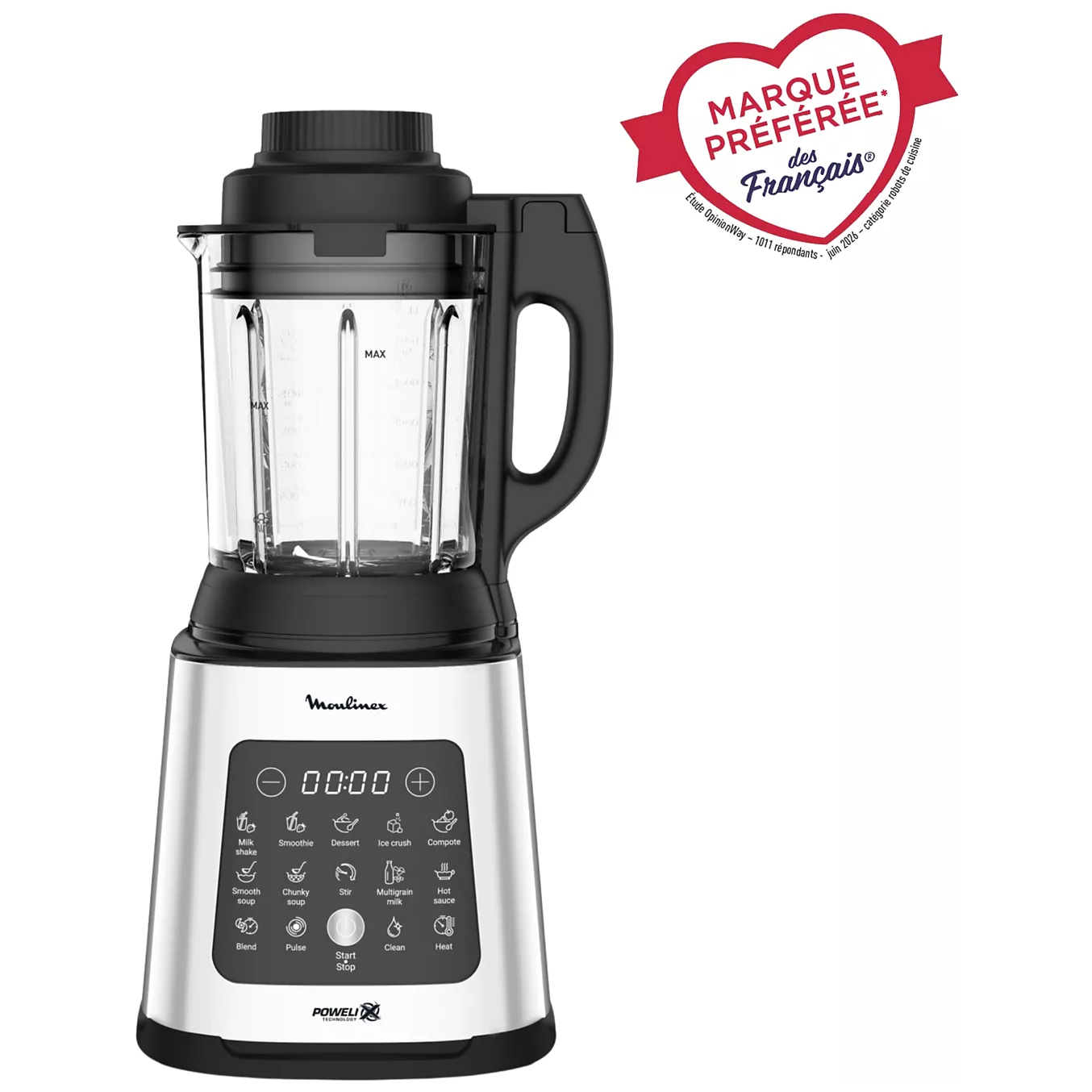 Blender chauffant MOULINEX Perfect Mix Cook LM835D10 – Image 2