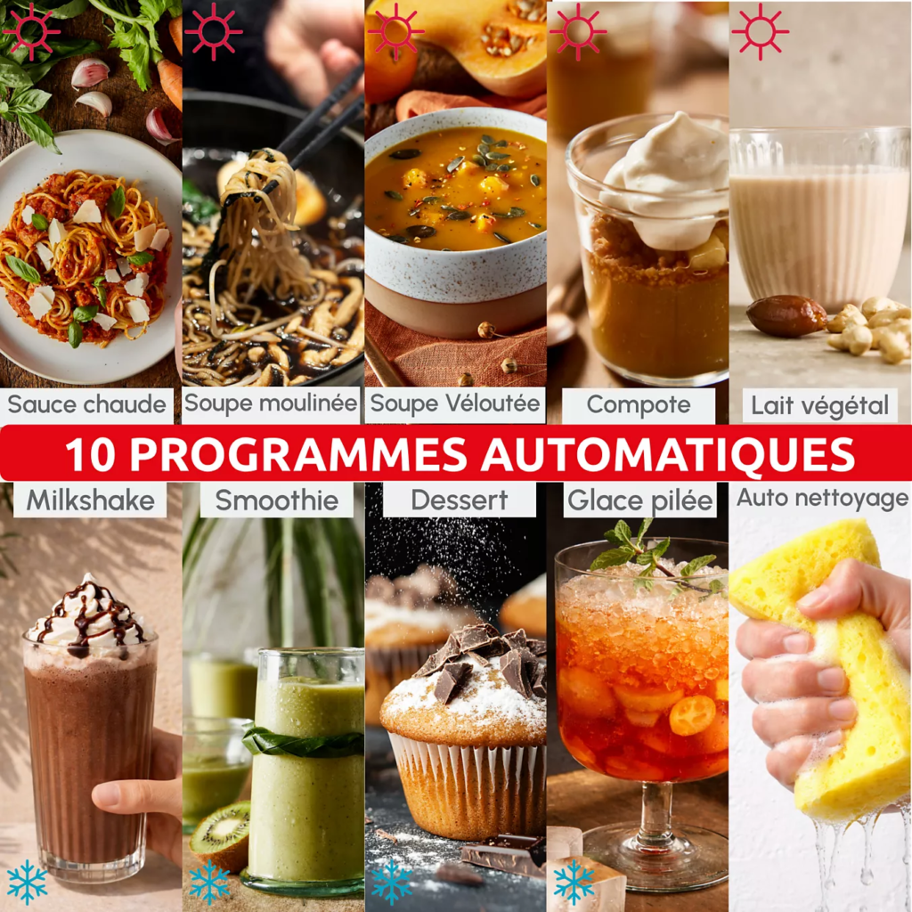 Blender chauffant MOULINEX Perfect Mix Cook LM835D10