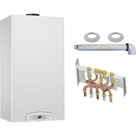 Chaudière Gaz Condensation CHAFFOTEAUX Inoa Green - 25 kW - Complète - Ventouse - Douilles - Dosseret