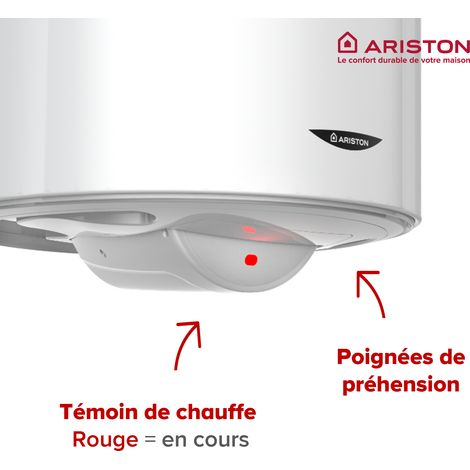Chauffe-eau Electrique 150L Vertical, Ariston SAGEO 560mm, Steatite Anticalcaire