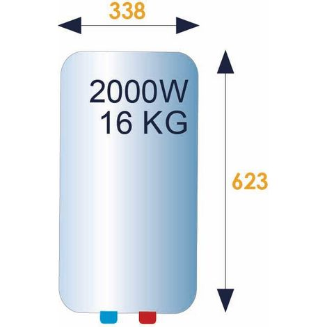 Chauffe-eau électrique petite capacité sur évier 30L - ATLANTIC