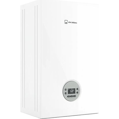 Elm Leblanc – Chaudière gaz à condensation 24-30 kW – Évacuation par ventouse – Corps en inox