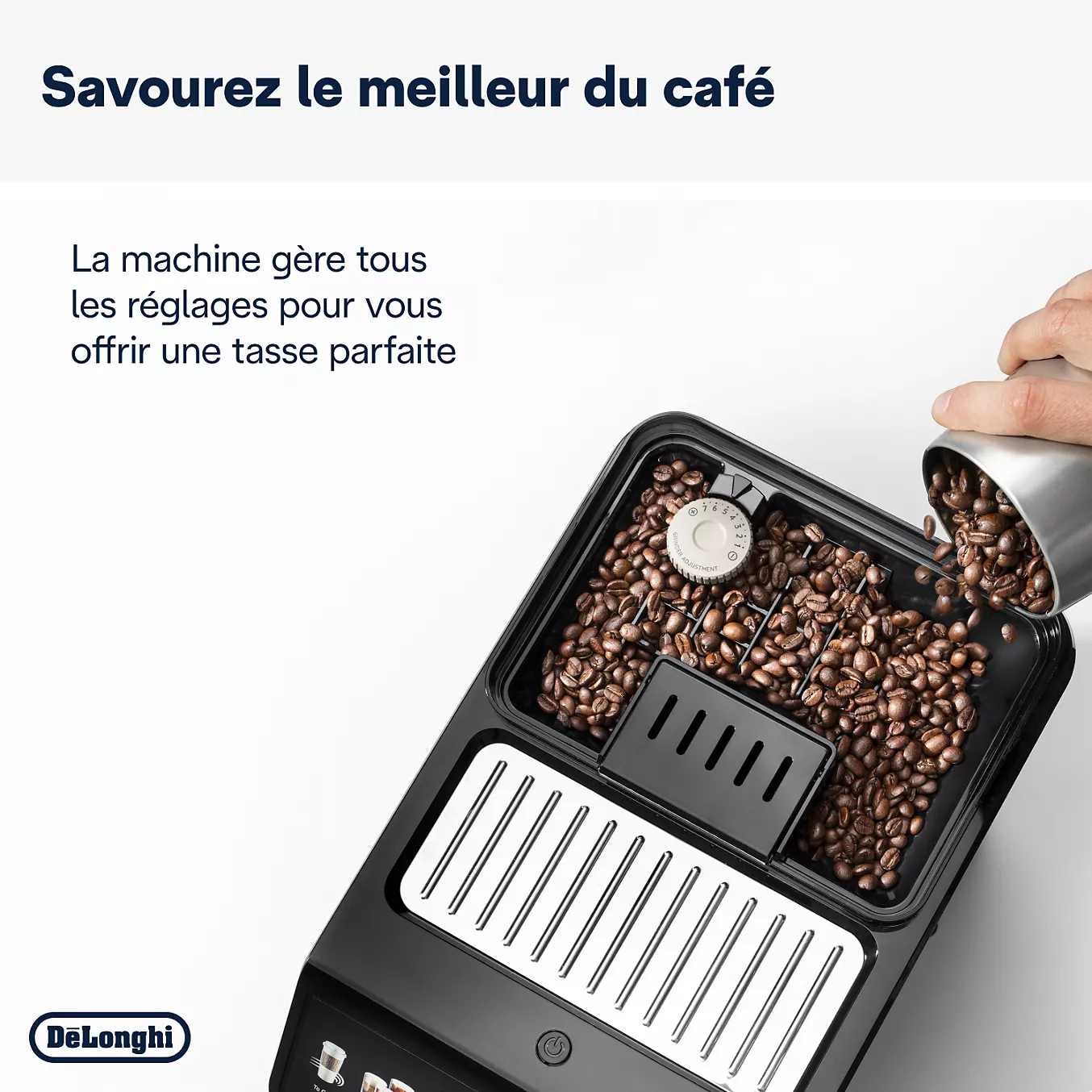 Expresso Broyeur DELONGHI ECAM450.65.S Eletta Explore Argent – Image 5