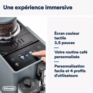 Expresso Broyeur DELONGHI FEB4455.G Rivelia Latte Gris – Image 2