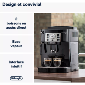 Expresso Broyeur DELONGHI Magnifica S ECAM 22.140.B noir – Image 6