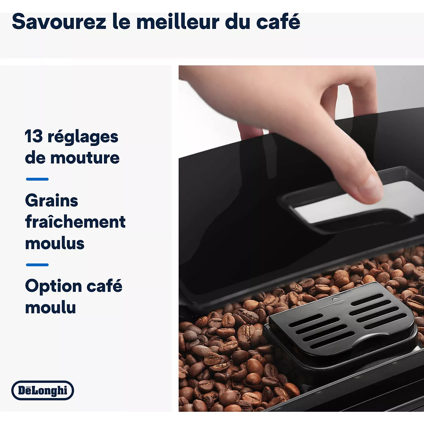Expresso Broyeur DELONGHI Magnifica S ECAM 22.140.B noir – Image 5