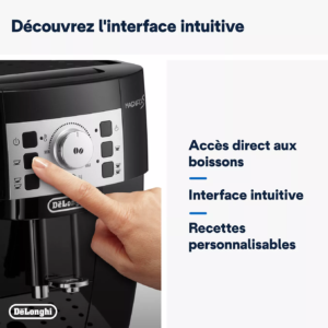 Expresso Broyeur DELONGHI Magnifica S ECAM 22.140.B noir – Image 3
