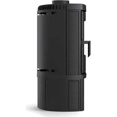 Nordica – Poêle à bois en fonte 7,7 kW – Évacuation fumées Ø 150 mm – Longueur bûche 50 cm – Rendement 81,8 % – Flamme verte 7 étoiles