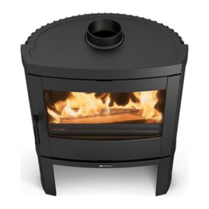 Nordica – Poêle à bois en fonte 7,7 kW – Évacuation fumées Ø 150 mm – Longueur bûche 50 cm – Rendement 81,8 % – Flamme verte 7 étoiles – Image 3