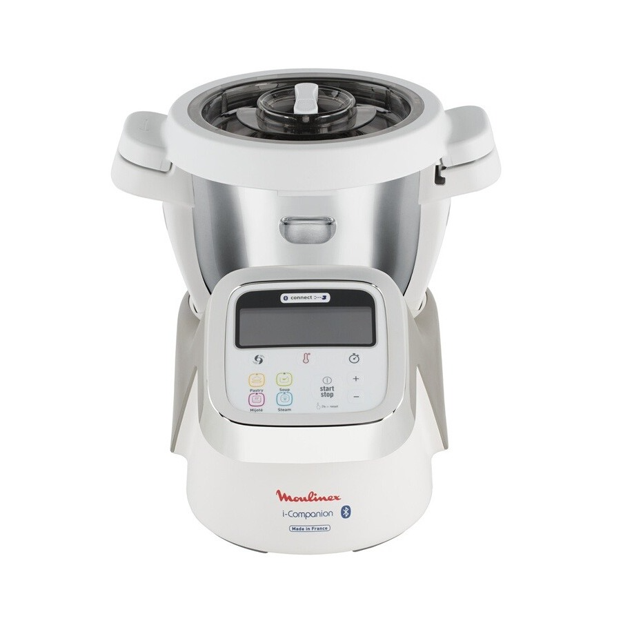 Robot cuiseur multifonction Moulinex i-Companion HF900110 – Connecté, 4,5 L, 1550 W