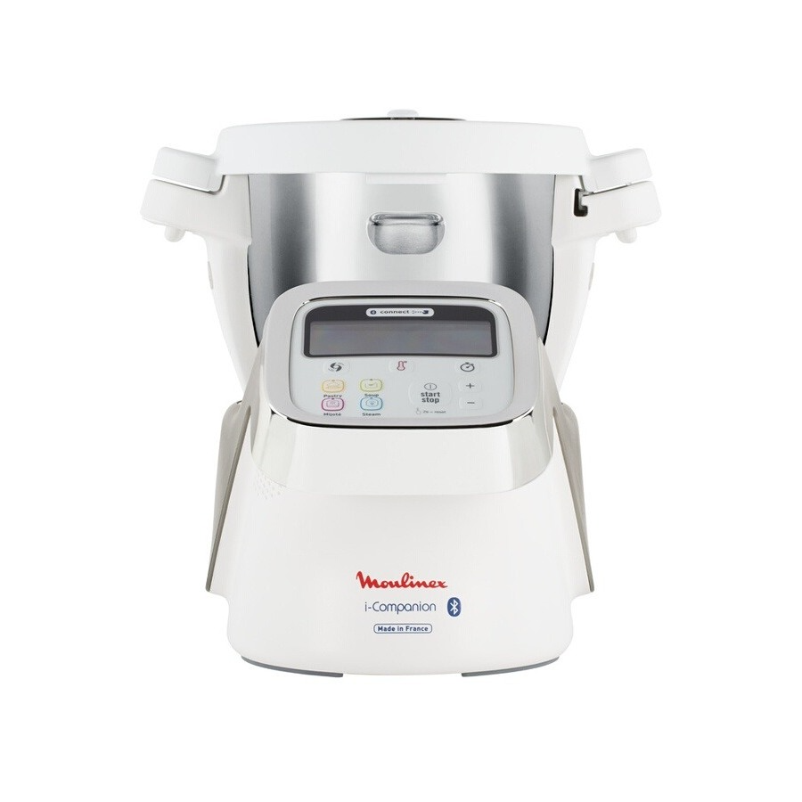 Robot cuiseur multifonction Moulinex i-Companion HF900110 – Connecté, 4,5 L, 1550 W