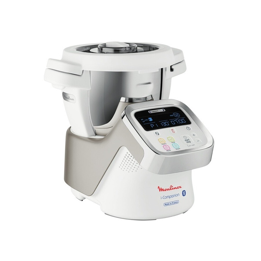 Robot cuiseur multifonction Moulinex i-Companion HF900110 – Connecté, 4,5 L, 1550 W