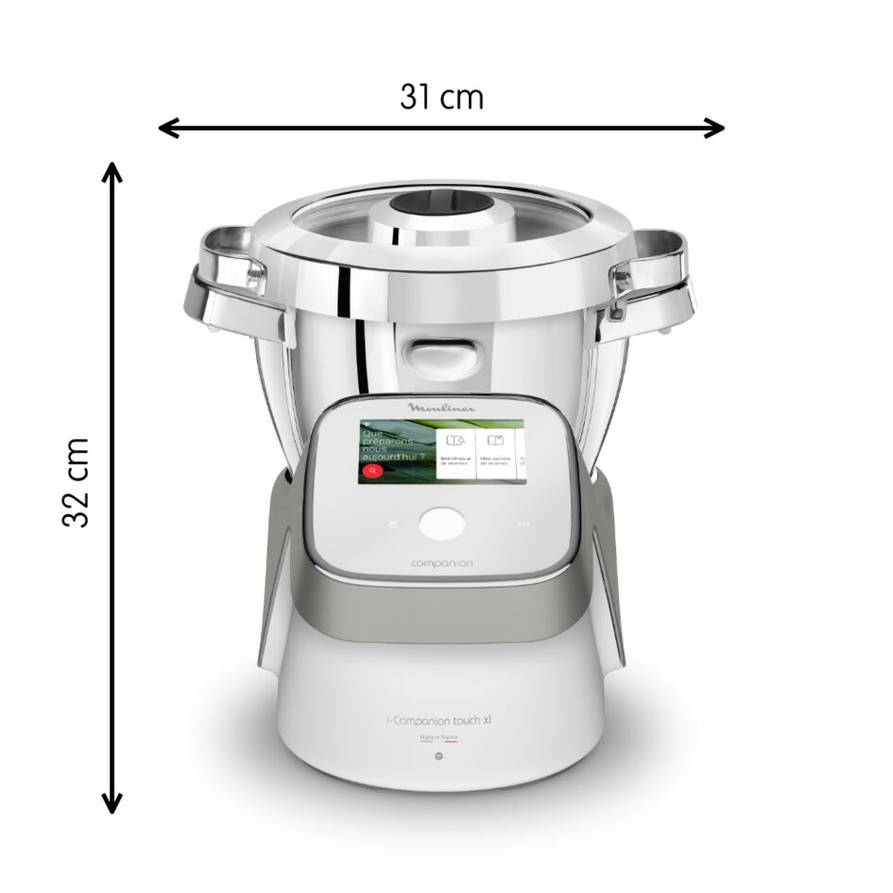 Robot cuiseur multifonction Moulinex i-Companion Touch XL YY5247FG